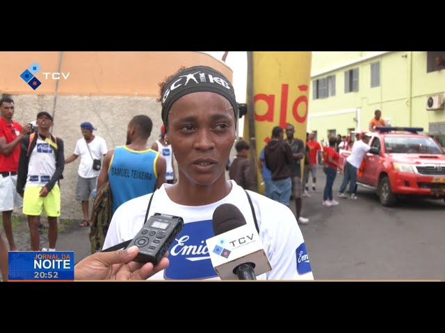 ⁣Nelson Correia no masculino e Daty Miranda no feminino venceram prova de atletismo, festa município