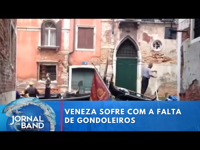 Veneza sofre com a falta de gondoleiros | Jornal da Band