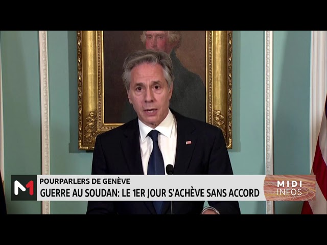 ⁣Guerre au Soudan : Première journée de négociations à Genève sans accord