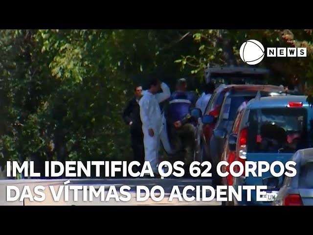 ⁣IML identifica todos os corpos das vítimas do acidente aéreo em Vinhedo