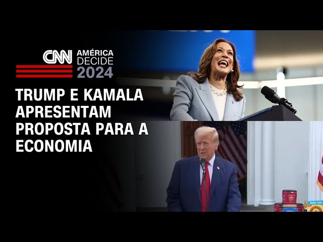 ⁣Trump e Kamala apresentam proposta para a economia | CNN ARENA