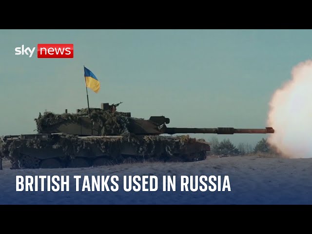 ⁣British Challenger 2 tanks have been used inside Russia by Ukrainian troops, Sky News understands