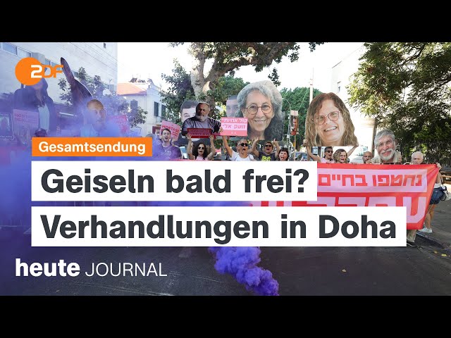 ⁣heute journal vom 15.08.2024 Faeser nach "Compact"-Verbot in der Kritik, Verhandlungen in 