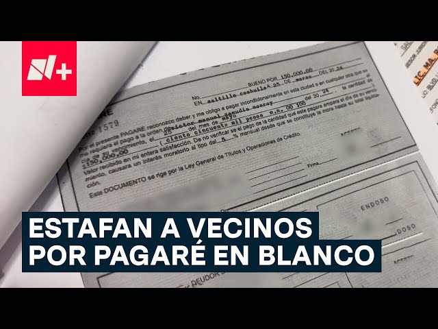 Vecinos firman pagaré en blanco a financiera y ahora deben 150 mil pesos - N+ #Shorts