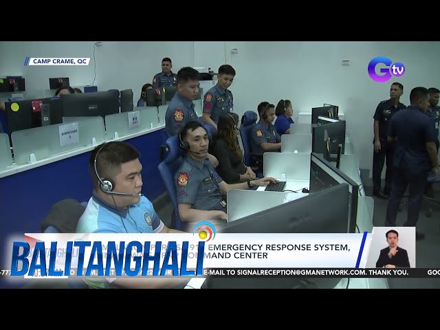 ⁣Simulation para sa 911 emergency response system, isinagawa sa PNP Command Center | Balitanghali