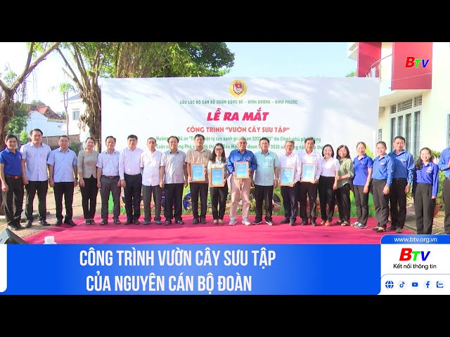 ⁣Công trình vườn cây sưu tập của nguyên cán bộ Đoàn