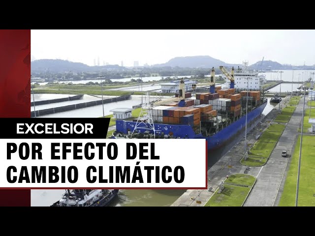 Falta de agua amenaza el canal de Panamá a sus 110 años