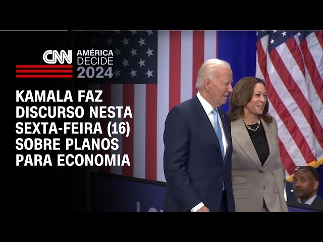 Kamala faz discurso nesta sexta-feira (16) sobre planos para economia | CNN NOVO DIA