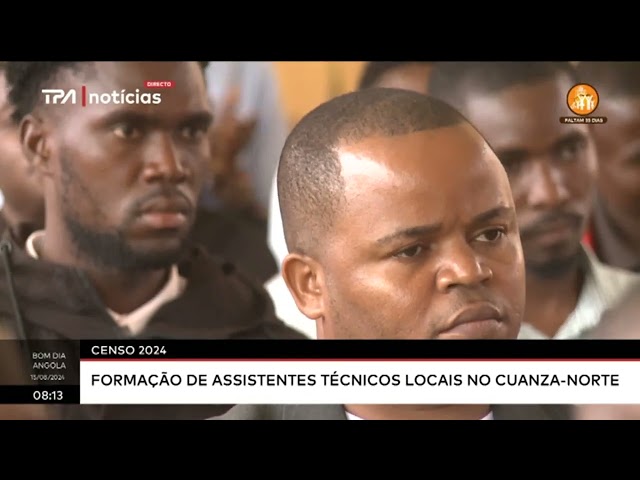 Censo 2024 - Formação de assistentes técnicos locais no Cuanza-Norte