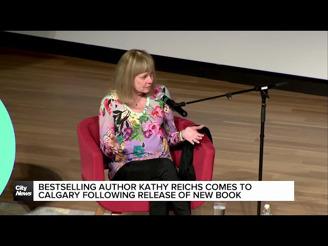 ⁣Bestselling author Kathy Reichs comes to Calgary following release of new book