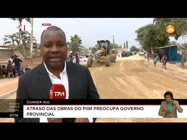 Cuanza-Sul: Atraso das obras do PIIM preocupa governo provincial