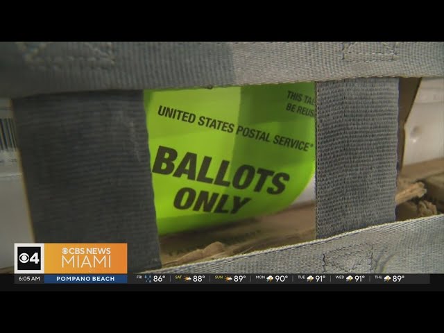 ⁣Mail-in ballots continuing pouring in 4 days before Florida's primary