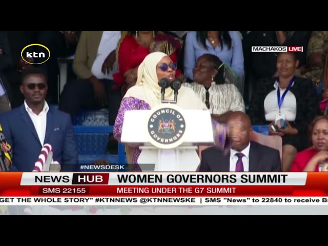 ⁣Kwale Governor Fatuma Achani's speech at the G7 Summit held in Machakos County