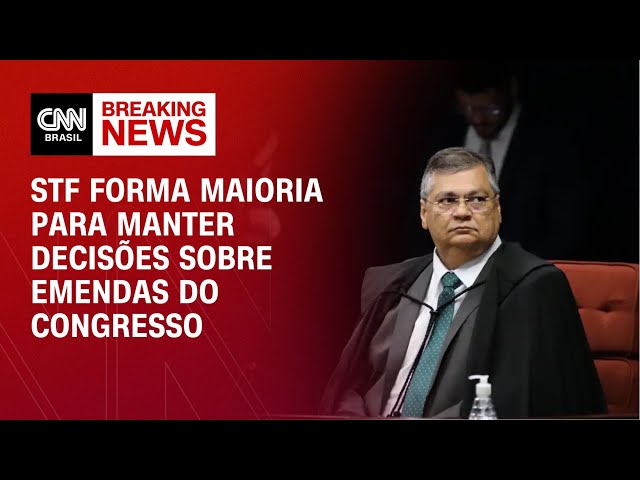 STF forma maioria para manter decisões sobre emendas do Congresso | LIVE CNN