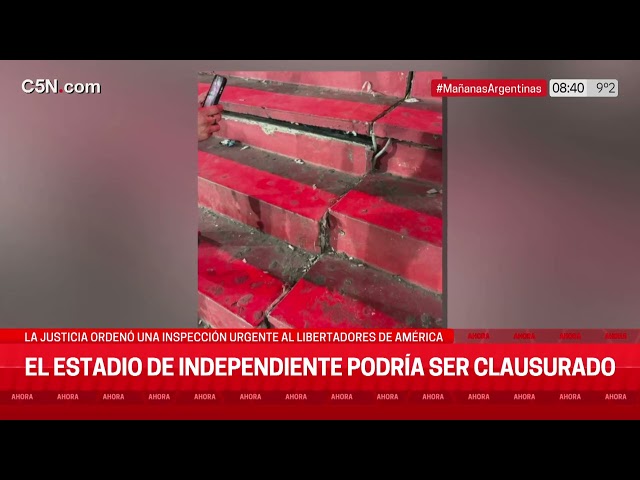 ⁣EL ESTADIO de INDEPENDIENTE podría ser CLAUSURADO tras el NUEVO DESPLAZAMIENTO de la TRIBUNA