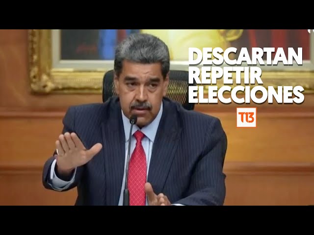 El portazo de Nicolás Maduro a repetir las elecciones presidenciales en Venezuela