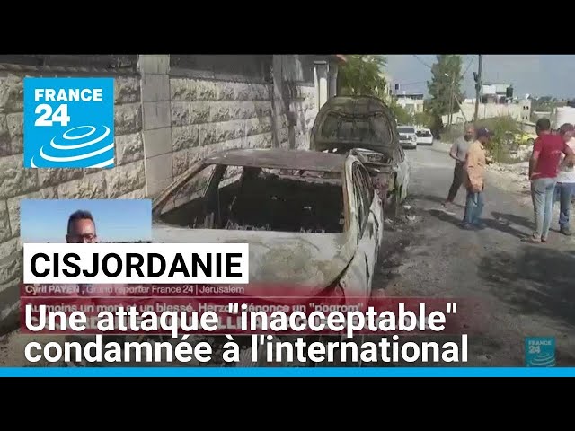 Cisjordanie : l'UE menace de sanctions après l'attaque menée par des colons israéliens