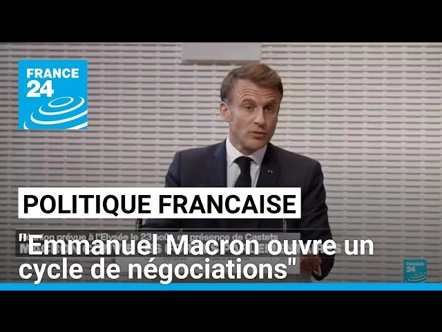 Emmanuel Macron convie les chefs de parti le 23 août en vue de la constitution d’un gouvernement