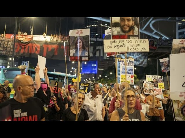 Demonstranten in Tel Aviv fordern Abkommen zur Freilassung von Geiseln