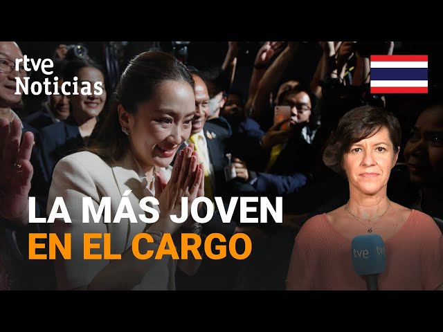 ⁣TAILANDIA: El PARLAMENTO TAILANDÉS elige a PAETHONGTARN SHINAWATRA como PRIMERA MINISTRA | RTVE