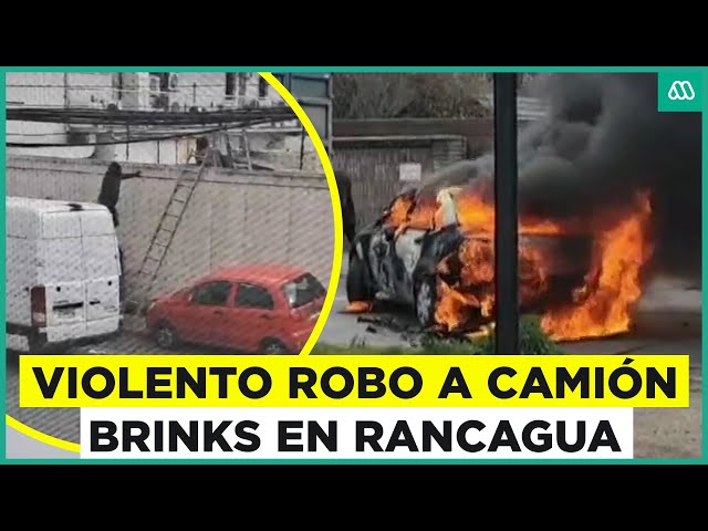 Violento robo a sucursal de Brinks en Rancagua: Siete integrantes de la banda fueron detenidos