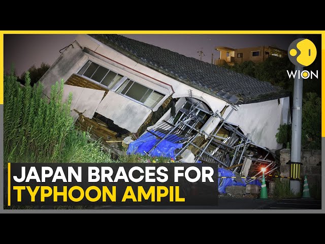 ⁣Japan: Torrential rain cover Tokyo as typhoon Ampil approaches | Latest English News | WION News