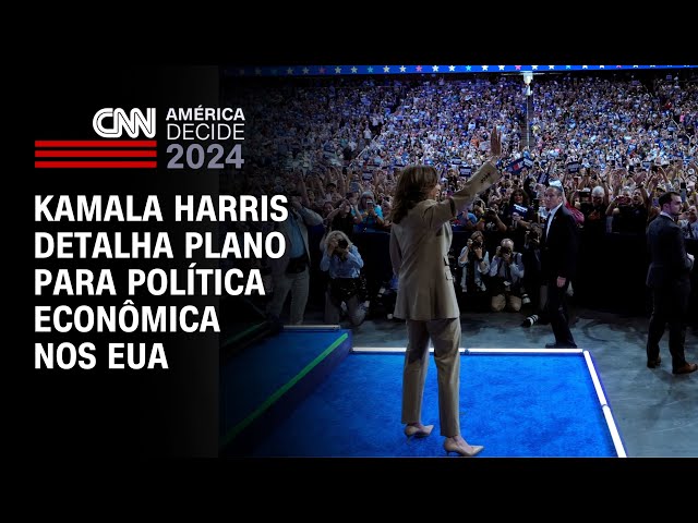 Kamala Harris detalha plano para política econômica nos EUA | CNN 360°