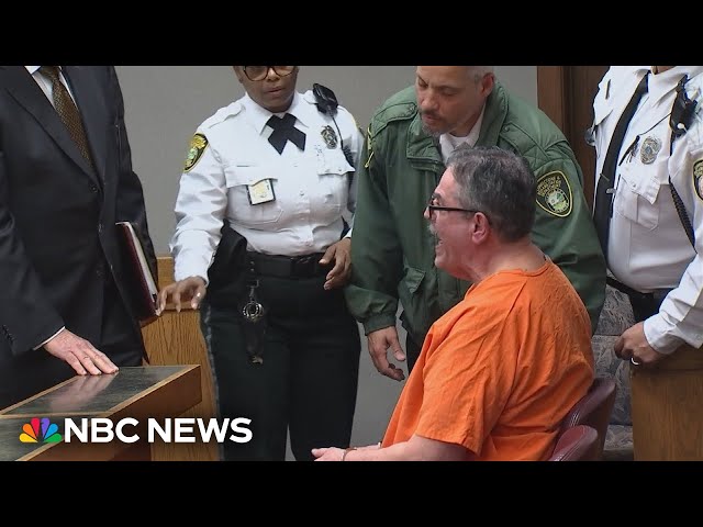 ⁣'That's why I killed him!': Florida man lashes out at victim's widow in court