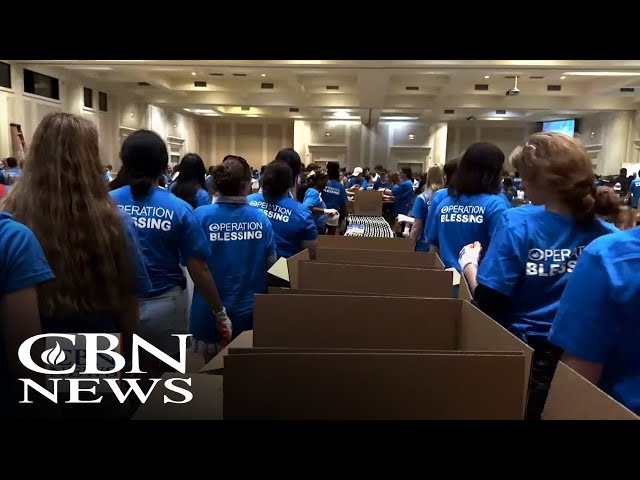 ⁣Regent Students Step in to Help as Operation Blessing Preps for Very Active Hurricane Season