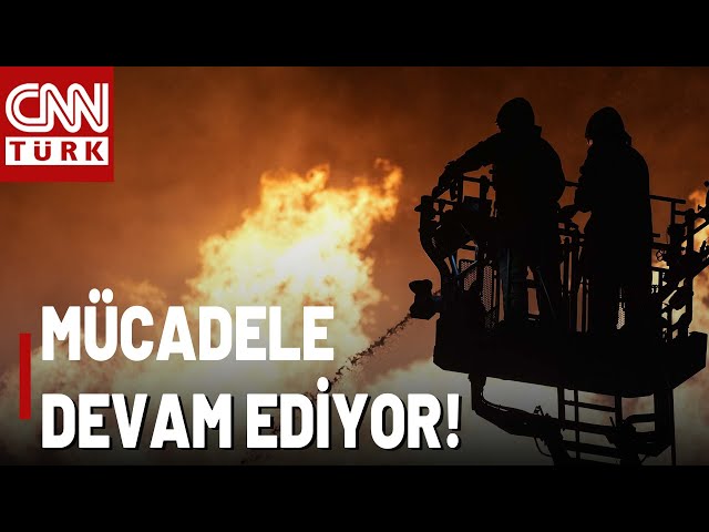 ⁣Alevlerle Mücadele Sürüyor! İtfaiyenin Olağanüstü Çabası İle Söndürme Çalışmaları Devam Ediyor!