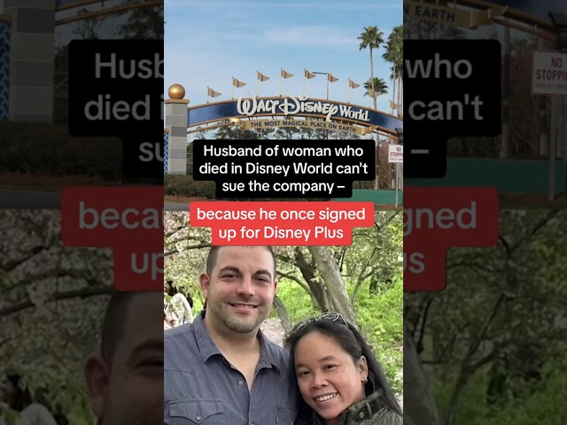 ⁣Disney attorneys say husband can't sue company for wife's death because of Disney+ terms #