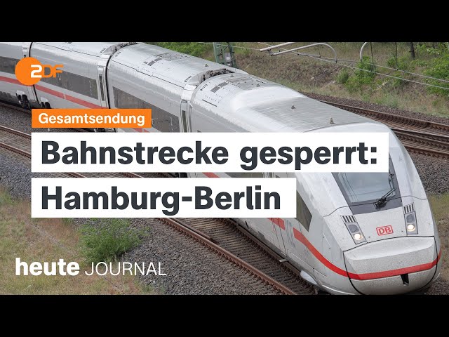 ⁣heute journal vom 16.08.2024 Sanierungsarbeiten bei der Bahn, Einigung beim Bundeshaushalt 2024