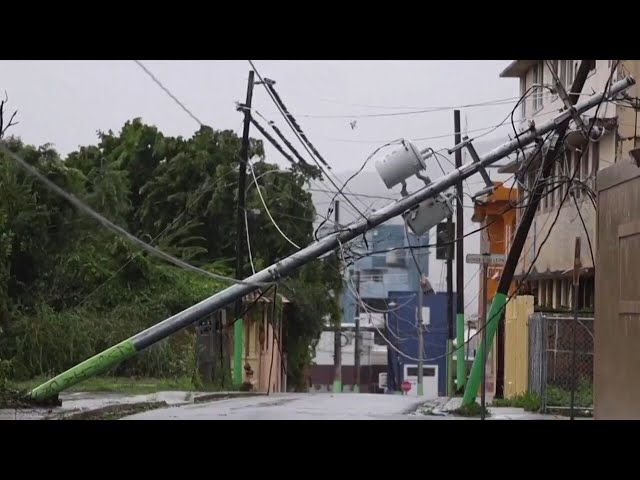 Hurricane Ernesto moves across Bermuda