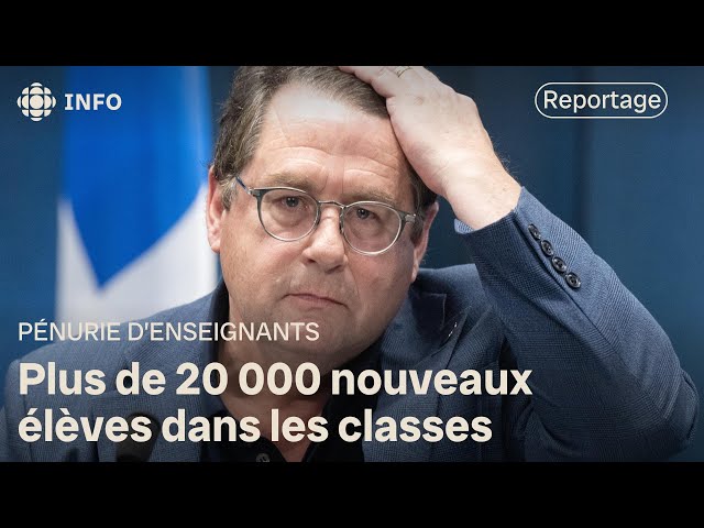 ⁣Il manque encore 5704 postes d'enseignants à pourvoir à l'approche de la rentrée