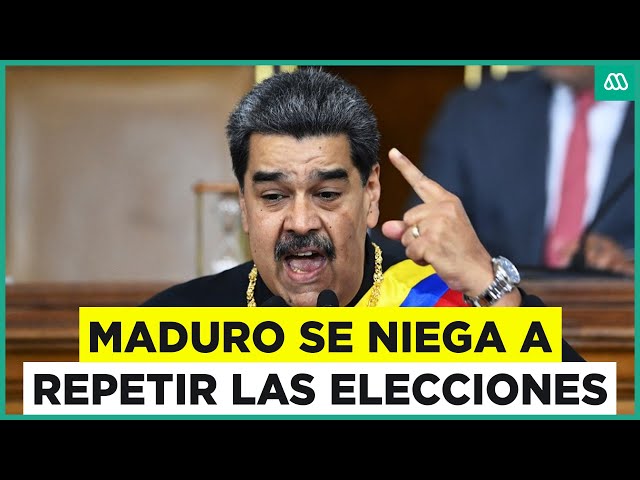 ¿Nuevas elecciones en Venezuela? Maduro se niega a repetir las votaciones