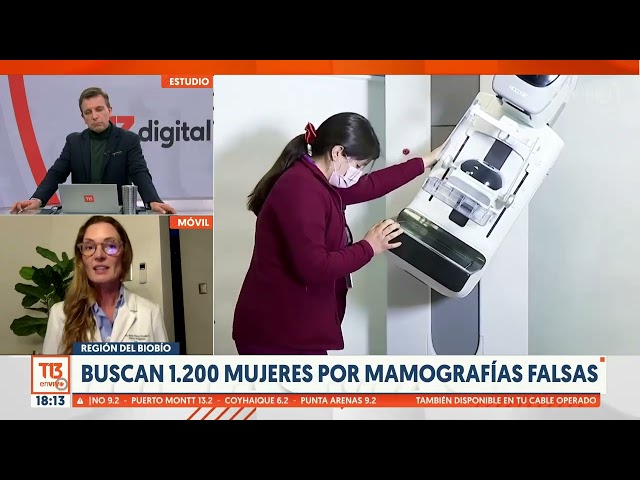 Buscan a más de 1.200 mujeres por mamografías falsas en la región del Biobío