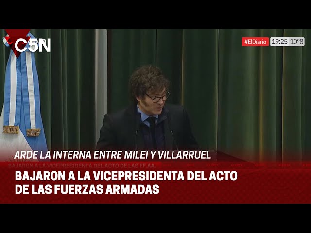 ⁣El PEOR momento de la RELACIÓN entre MILEI y VILLARRUEL