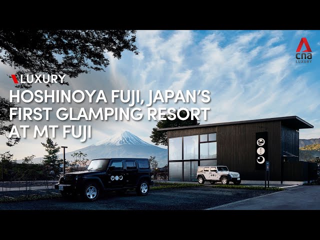 Hoshinoya Fuji, a luxury resort located near Mt Fuji