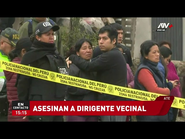 Ate: Asesinan a dirigente vecinal cuando paseaba a su mascota