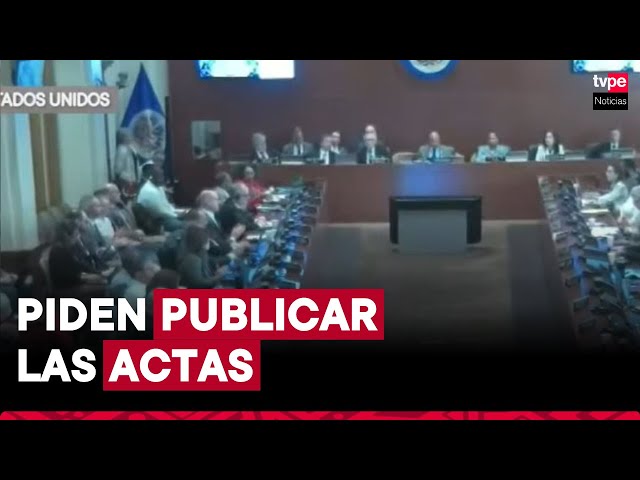 ⁣OEA exige a Maduro publicar actas de elección presidencial