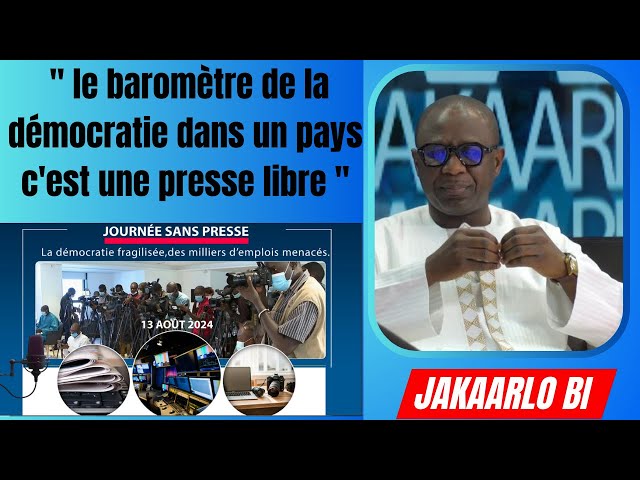 ⁣Badara GADIAGA " le baromètre de la démocratie dans un pays ,c'est une presse libre "