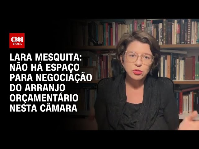 Lara Mesquita: Não há espaço para negociação do arranjo orçamentário nesta Câmara