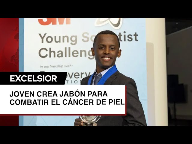 Declaran ‘Niño del año’ al joven creador de un jabón que combate cáncer de piel