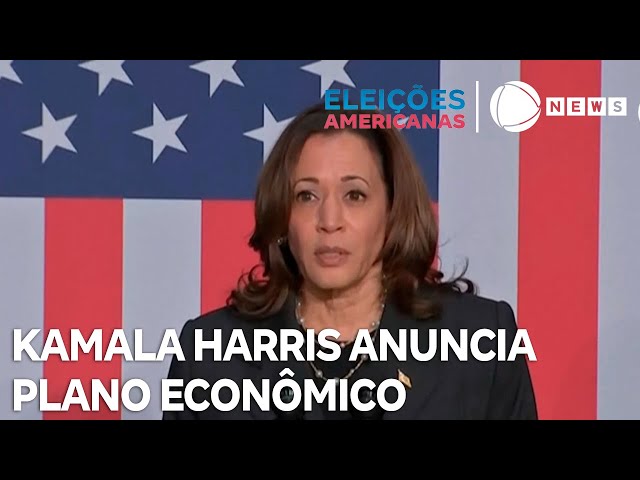 Kamala Harris anuncia plano econômico para futuro governo