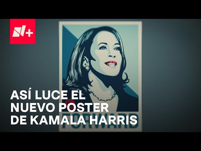 Así luce el nuevo poster de Kamala Harris con la palabra "Forward" - En Punto