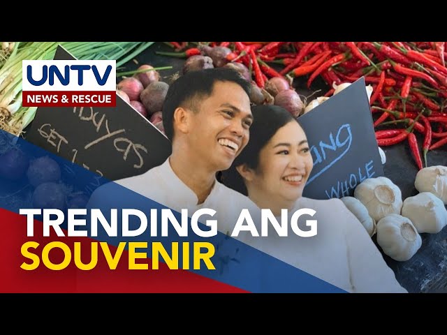 ⁣Bagong kasal sa Laguna, trending ang souvenir; mga bisita, pinag-shopping sa “love store”