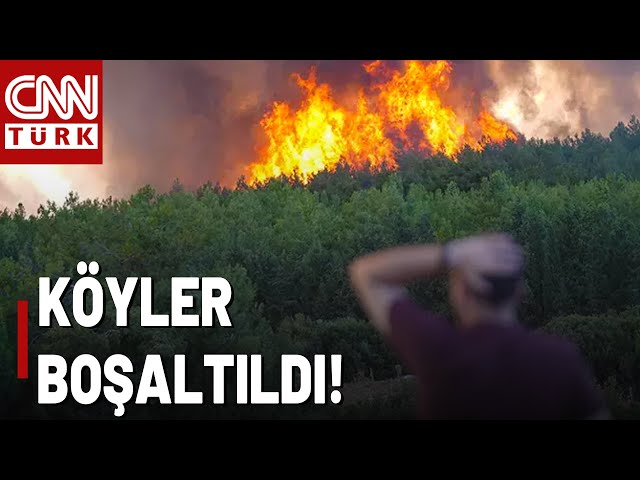 ⁣Bolu'da Alevler Etkisinin Artırıyor! Göynük'ün Dörtte Biri Yanıyor!