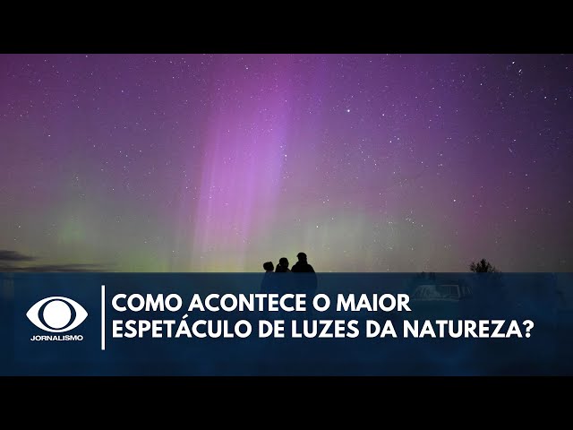 Como acontece o maior espetáculo de luzes da natureza?