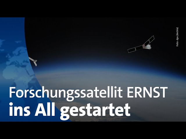 Forschungssatellit ERNST ins All gestartet