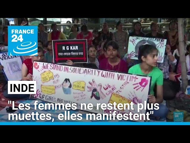 ⁣Inde : "Les femmes ne restent plus muettes, elles manifestent", explique Vaiju Naravane